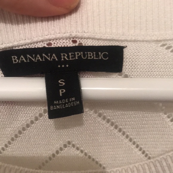 Banana Republic white knit tunic sweater dress - Picture 4 of 5